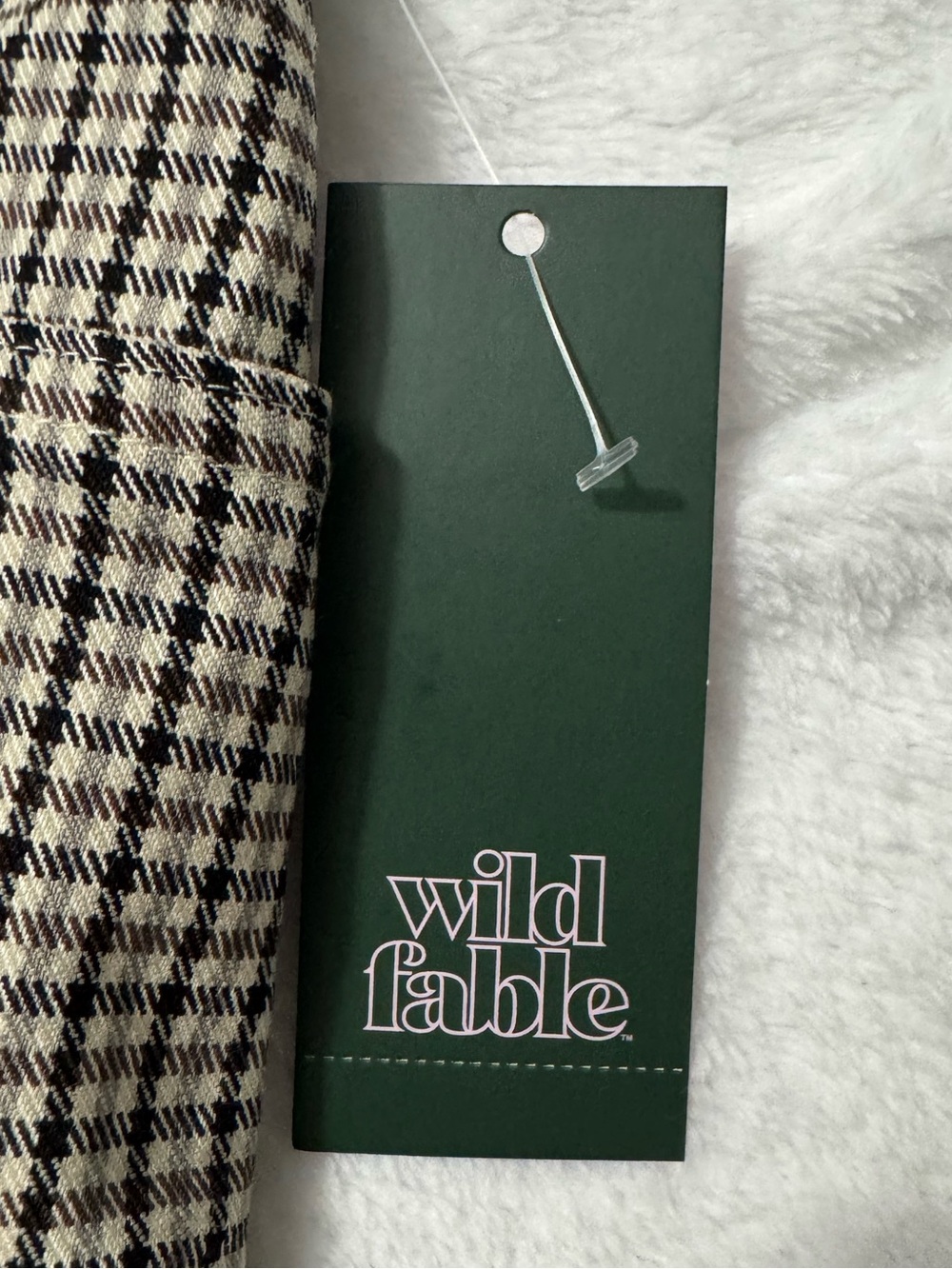Wild Fable Women’s Tan/Brown Plaid Shorts Size M - Picture 4 of 6